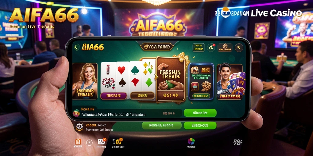 Tampilan gameplay AIFA66 yang menarik dengan dealer langsung profesional.