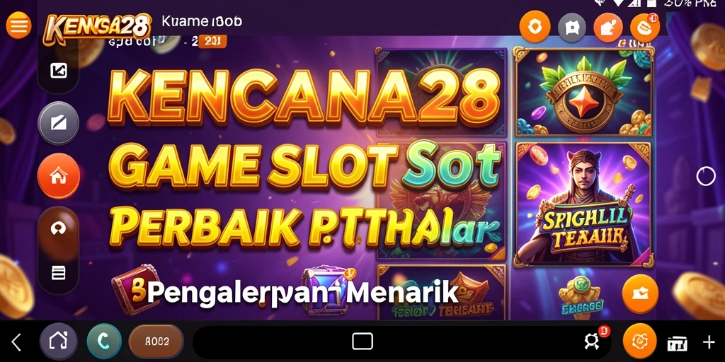 Tampilan gameplay KENCANA28 dengan slot yang menakjubkan.