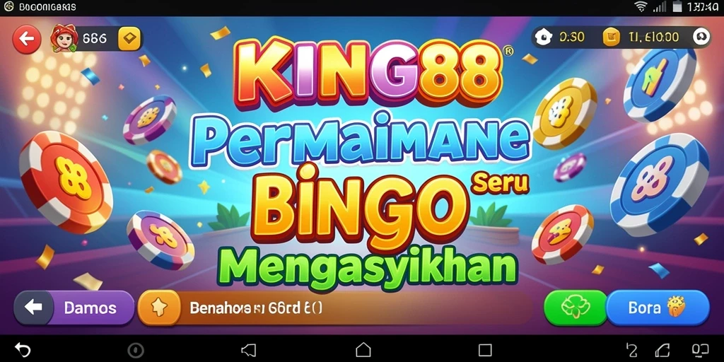 Tampilan gameplay KING88 yang menarik dalam permainan Bingo.