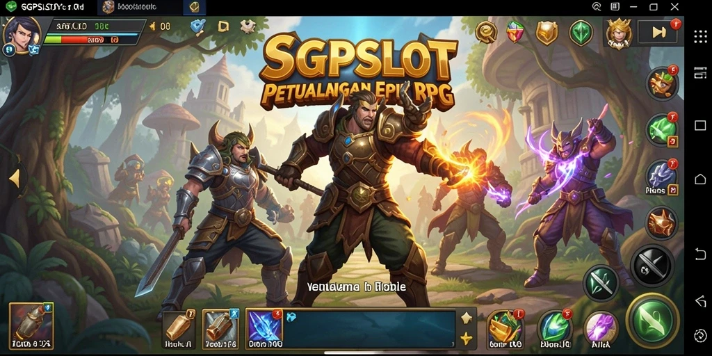 Tampilan gameplay RPG yang seru dalam SGPSLOT.