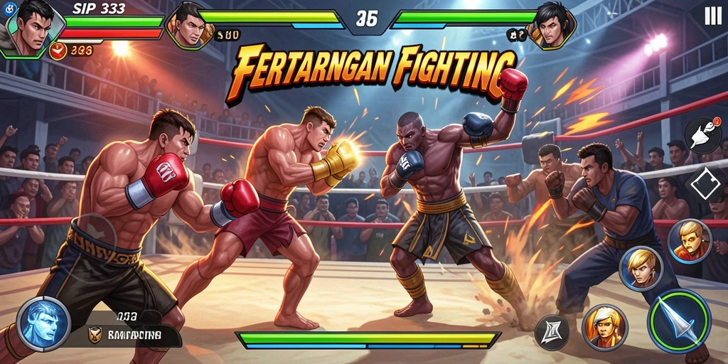 Tangkapan layar yang menunjukkan pertarungan mendebarkan di SIP33.