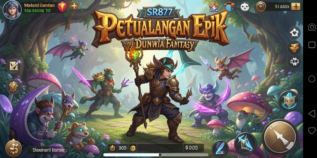 Tampilan gameplay SR877 yang menakjubkan dalam dunia RPG