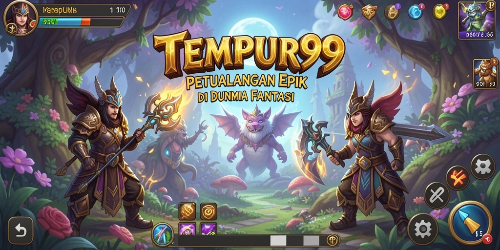 Tangkapan layar gameplay TEMPUR99 dengan petualangan seru dan tantangan mengasyikkan.