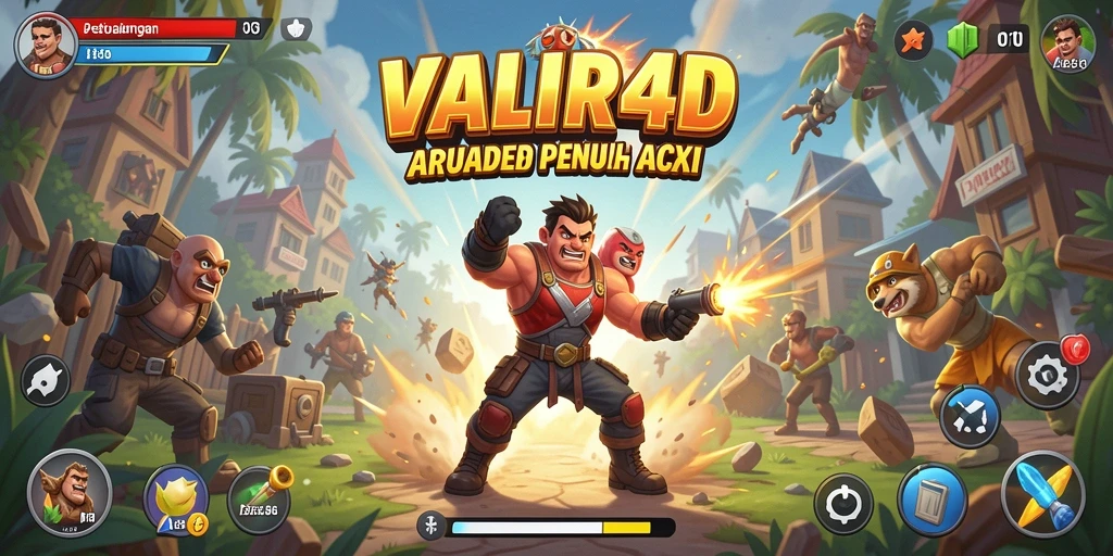 Tampilan gameplay <strong>VALIR4D</strong> yang dinamis dan penuh aksi.
